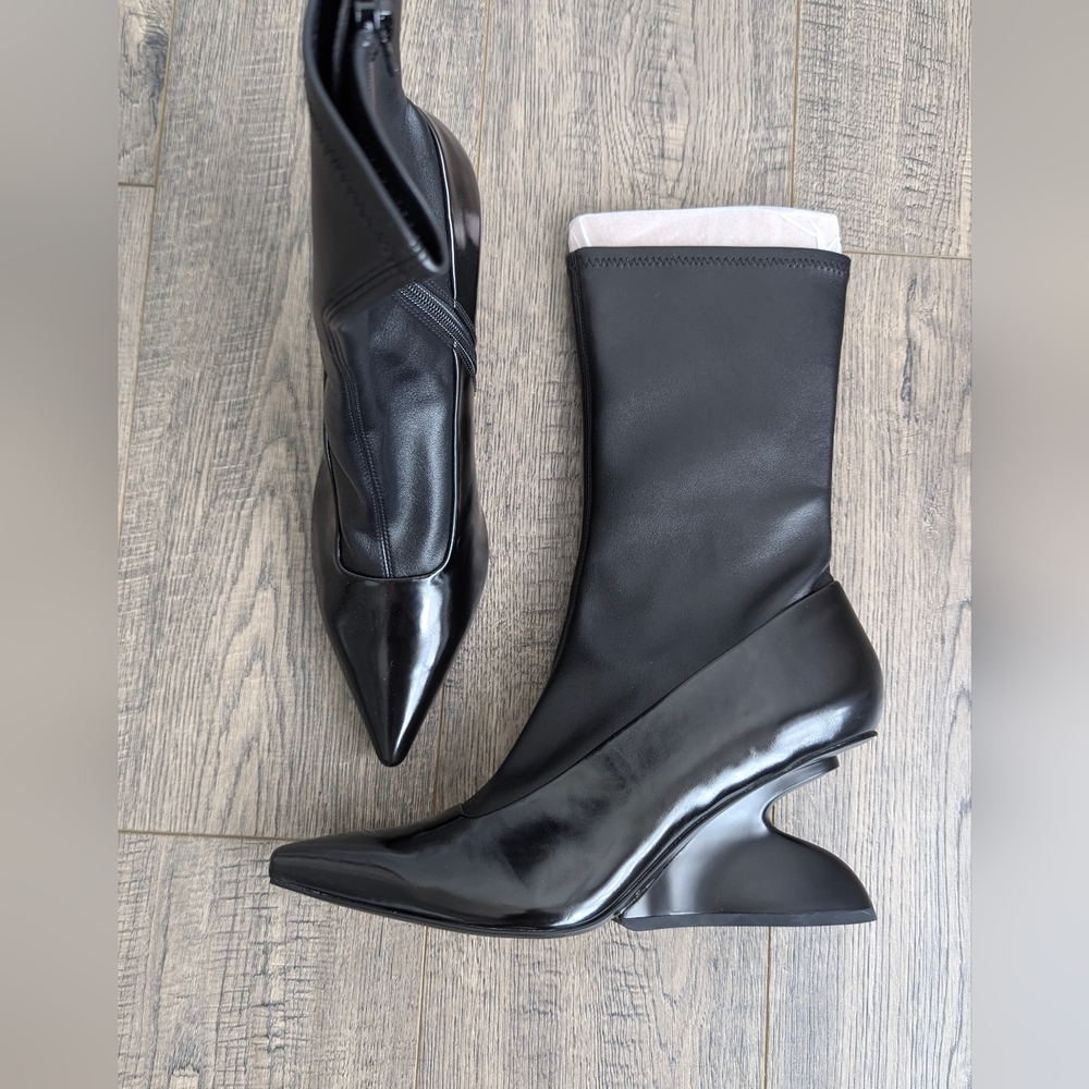 Charles & Keith Black Boots